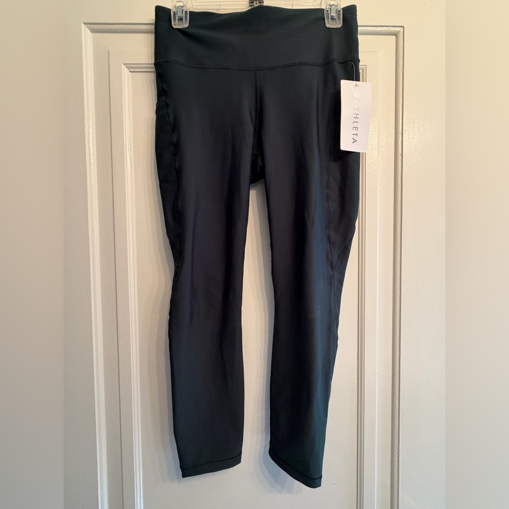 Athleta NWT Interval Stash High Rise 7/8 Legging Size M Cypress - Picture 4 of 6